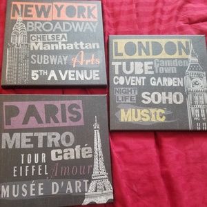 IKEA Canvas Wall Art - 3 Pack